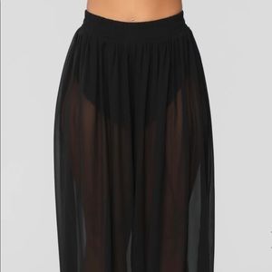 Fashion Nova Kimora Chiffon Pants